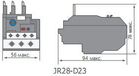 Тепловое реле CNC Electric JR28-D23